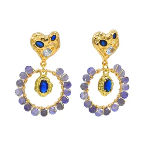 Icy Blue Earrings