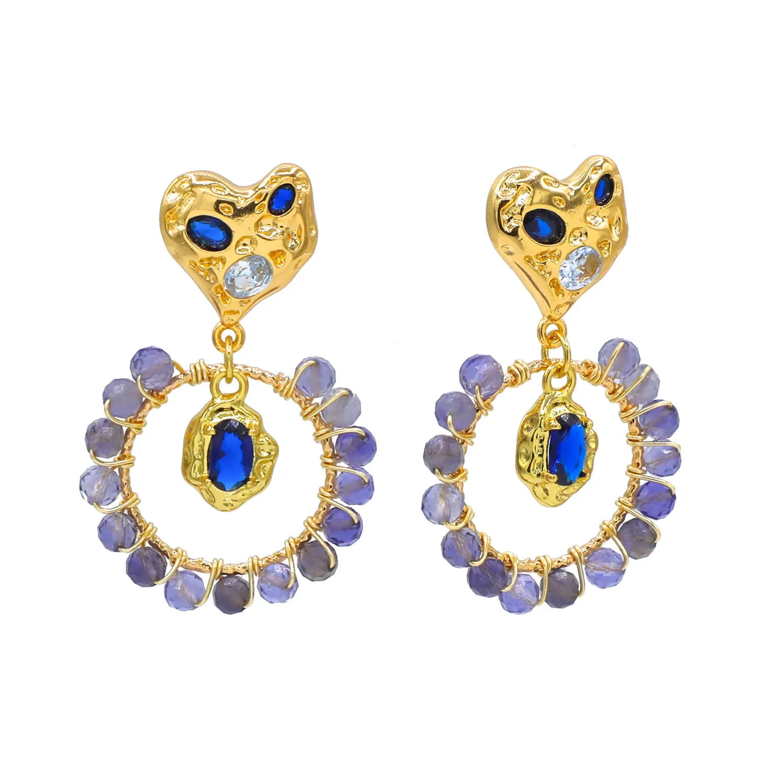 Icy Blue Earrings