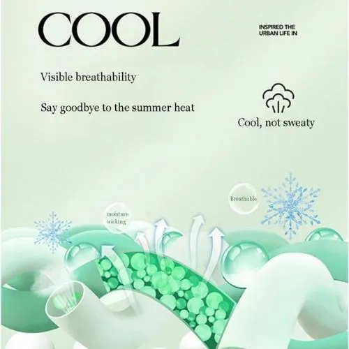 Icy Silky Summer Cool Quilt Set of 3 Pieces, Green with Grey.