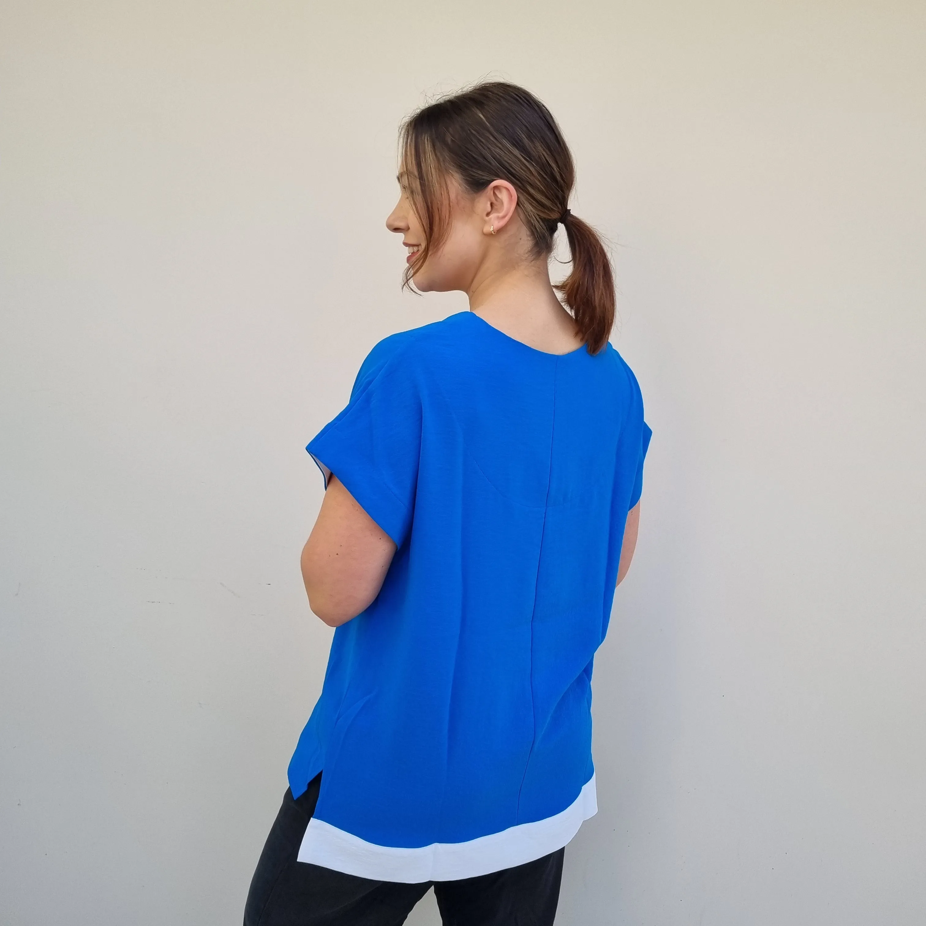 I.NCO Pocket Layered short sleeve Top