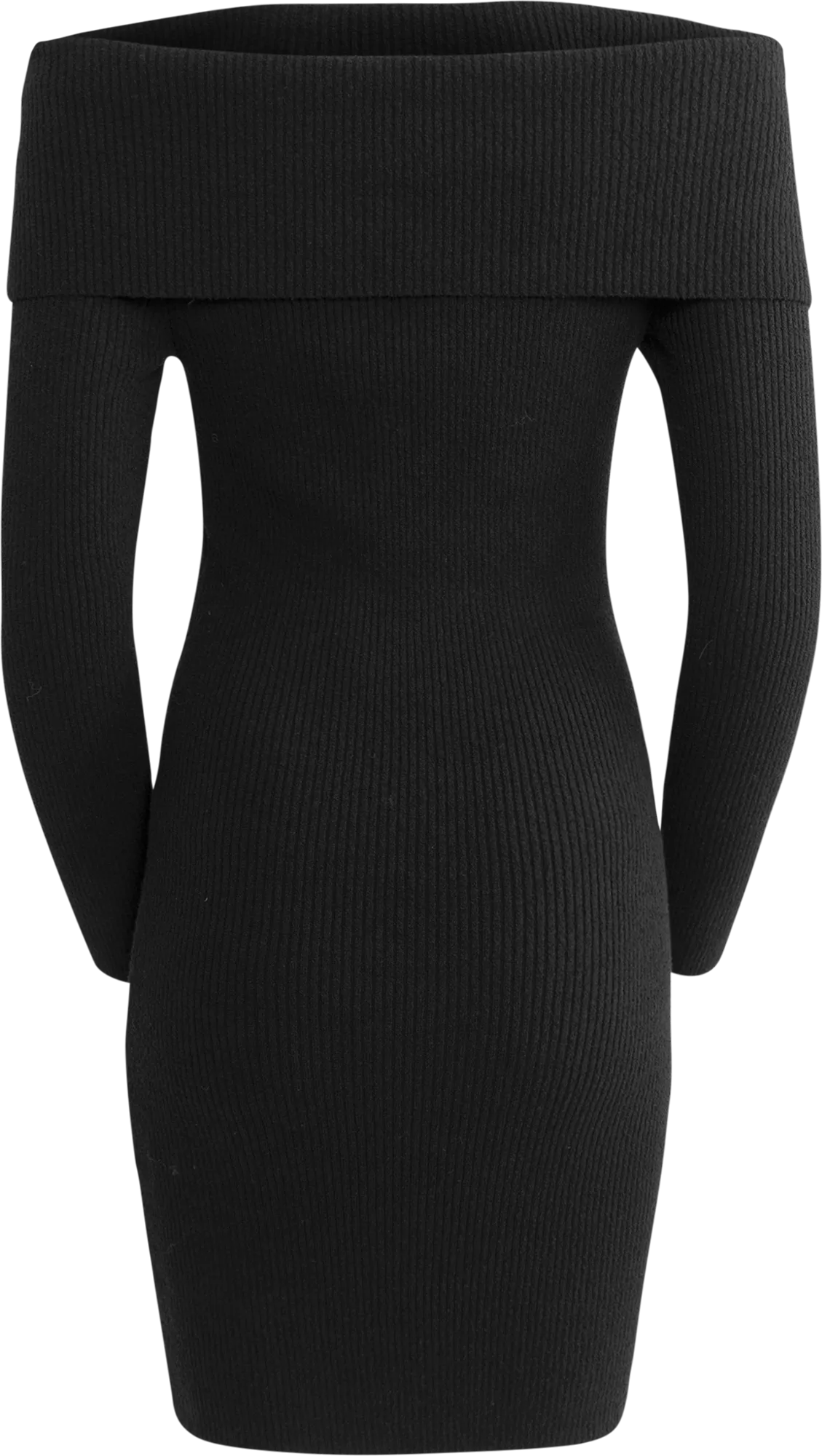 Iris Knit Mini Dress - Black