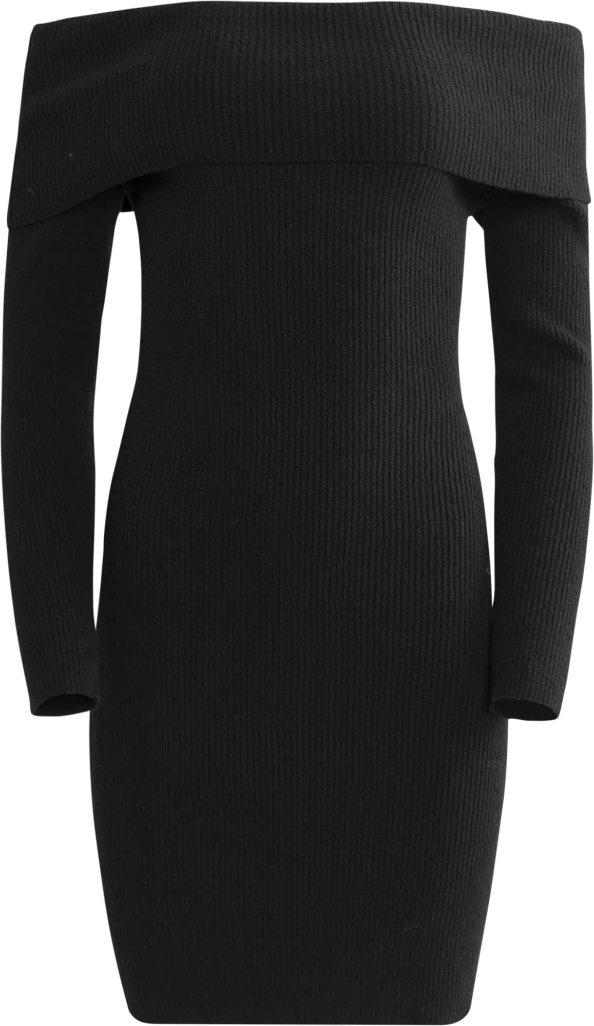 Iris Knit Mini Dress - Black