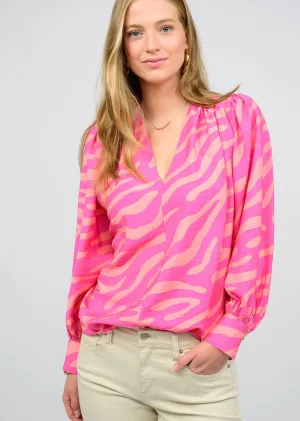 Ivy Jane 641409 Heart to Heart Mod Zebra Top