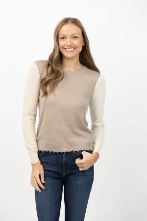 J. Society Sweater in Mushroom
