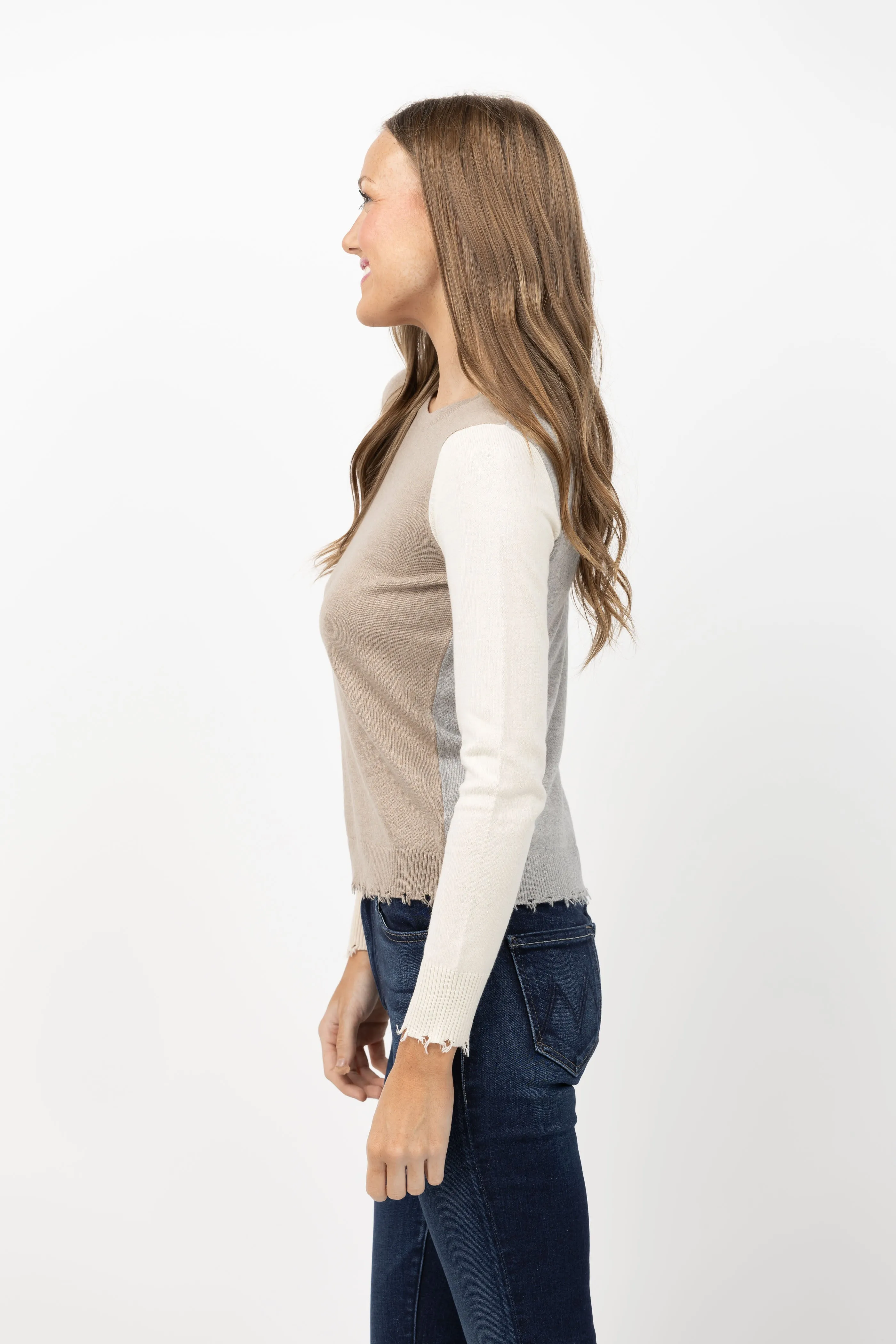 J. Society Sweater in Mushroom