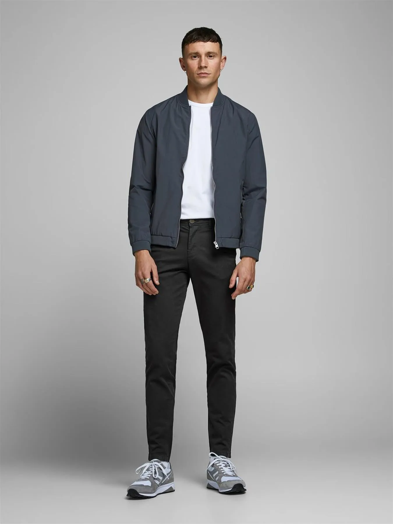 Jack & Jones Mens Bowie Plus Size Slim Fit Chinos