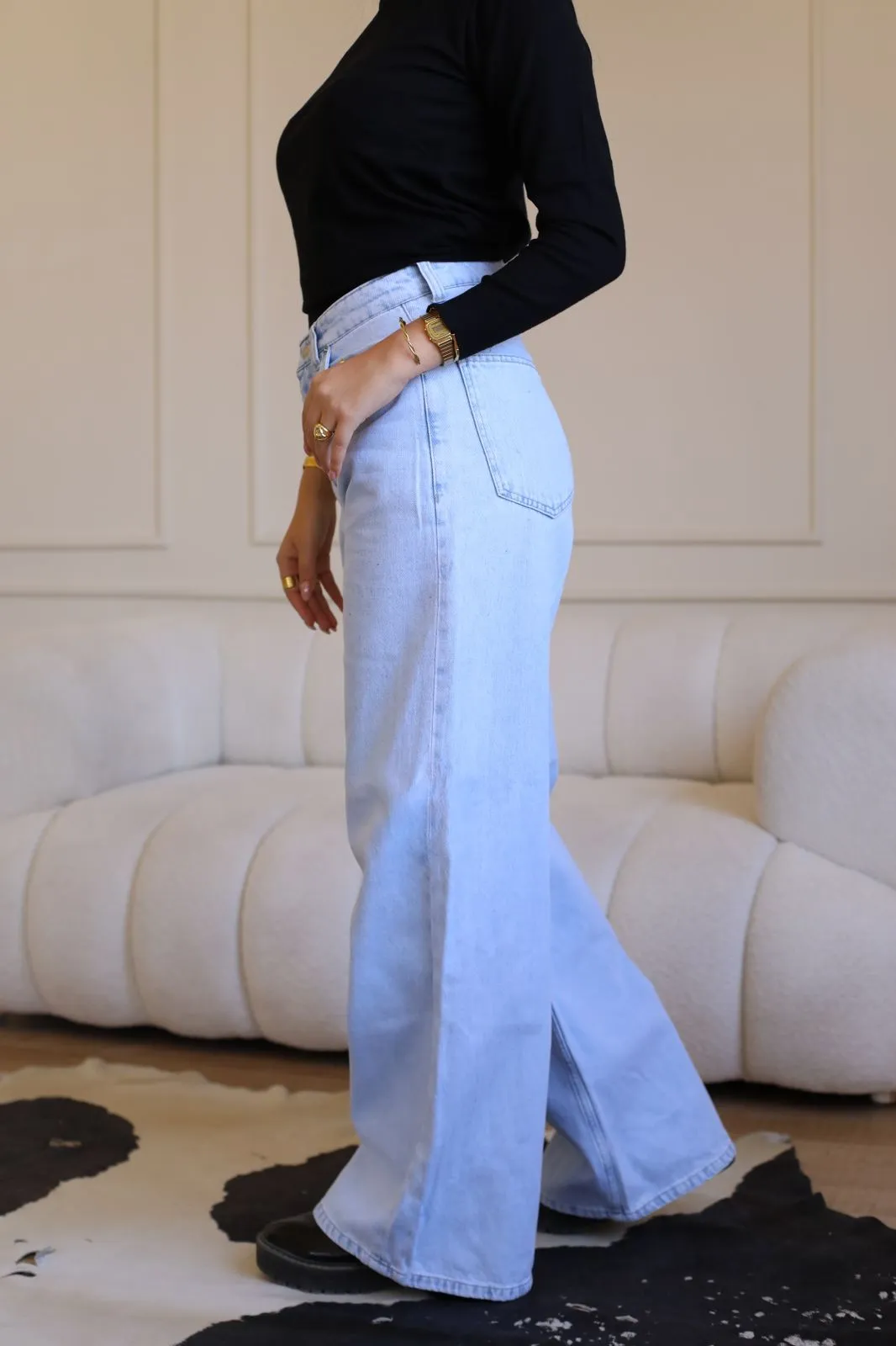 Jeans pants light blue