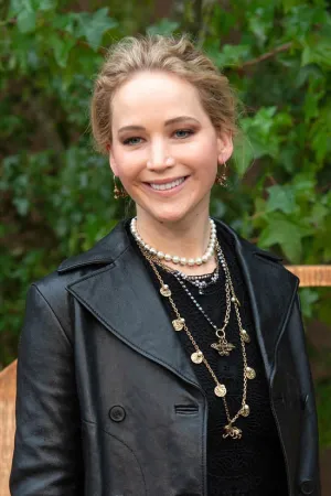 Jennifer Lawrence Black Leather Jacket by TJS