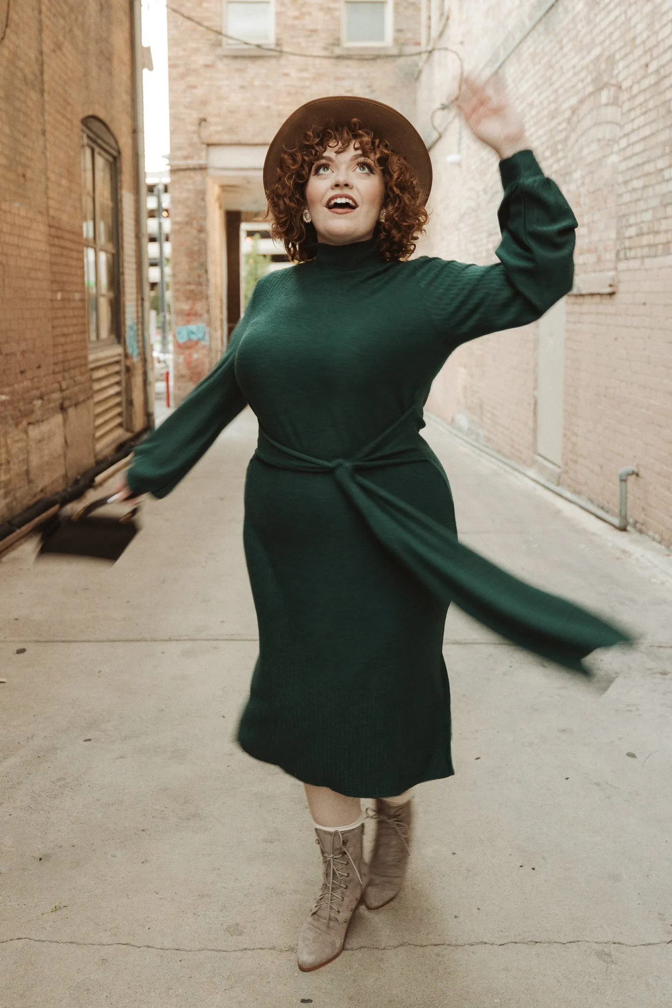 Jensen Dress in Green - FINAL SALE