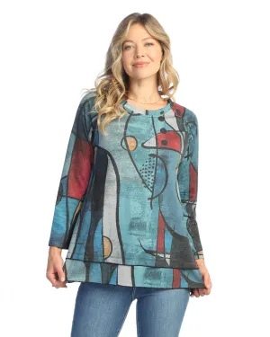 Jess & Jane SF7-1962 Fleece Raglan Sleeve Top