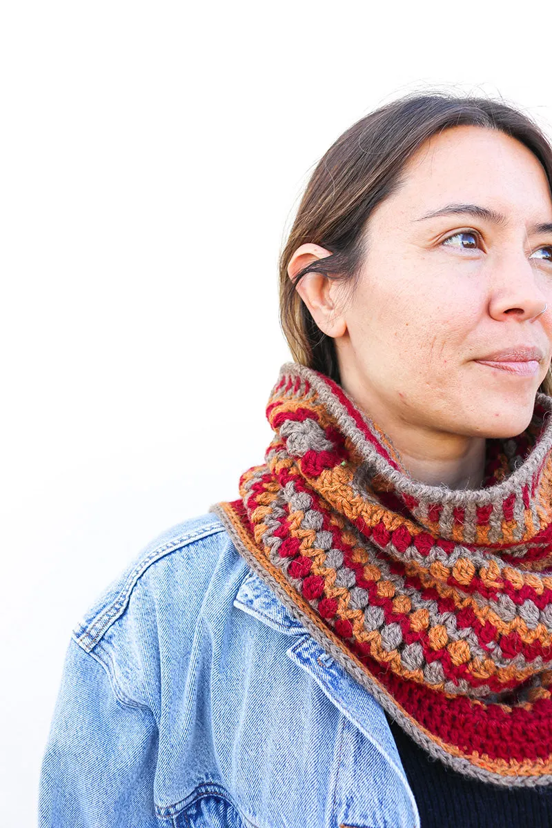Jimmy Beans Wool SNYC Patterns - Desert Ember Cowl - PDF Download