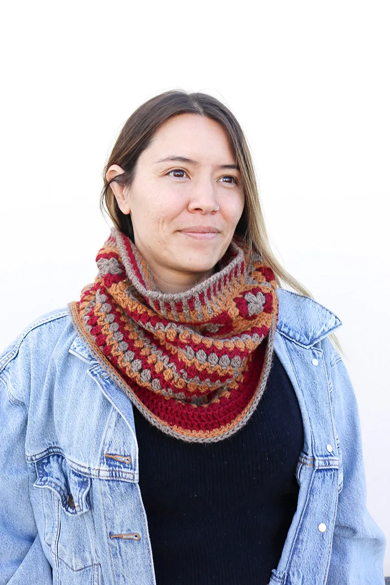 Jimmy Beans Wool SNYC Patterns - Desert Ember Cowl - PDF Download