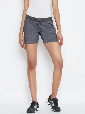 JUMP USA Women Grey Solid Shorts