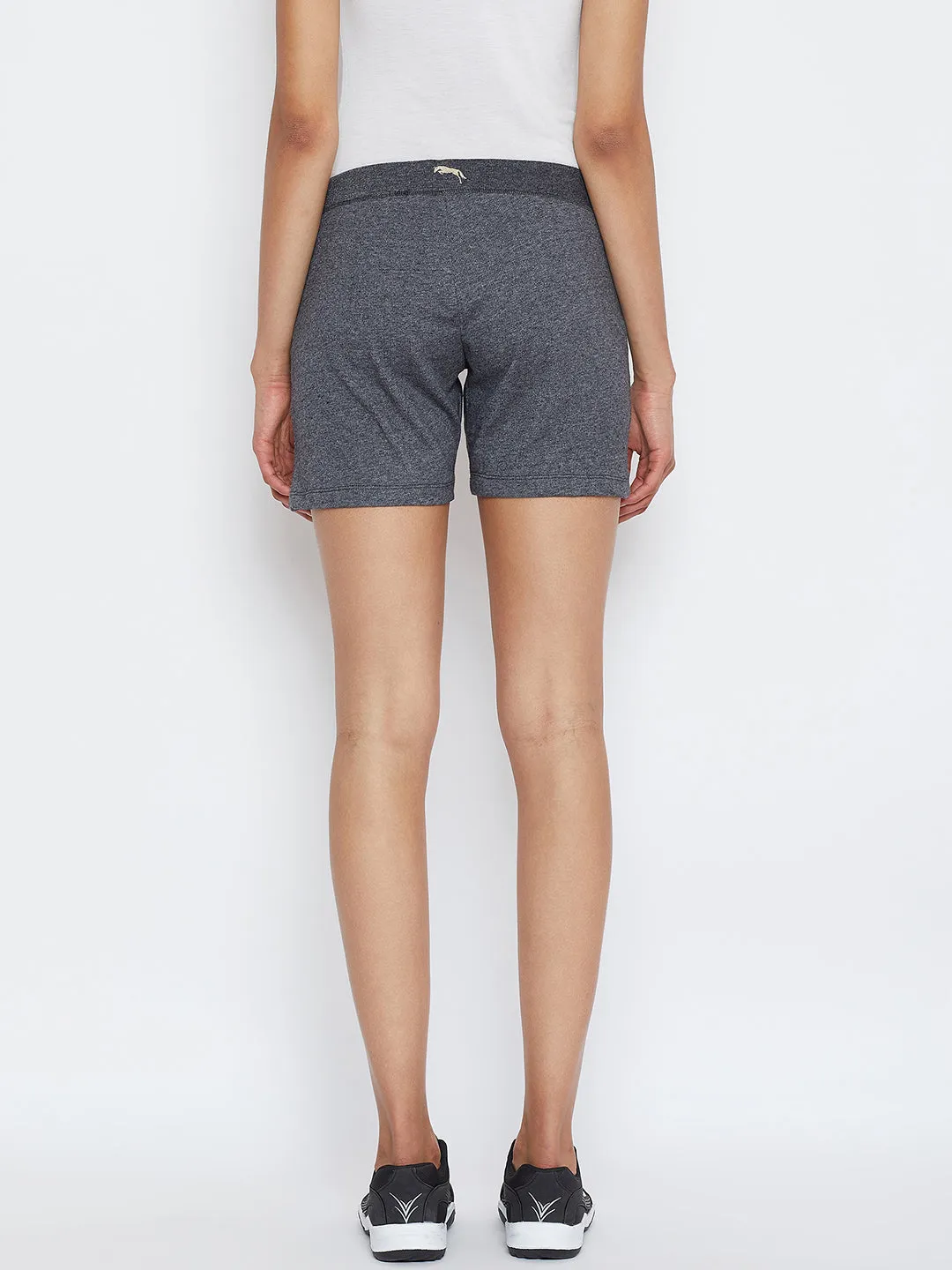 JUMP USA Women Grey Solid Shorts