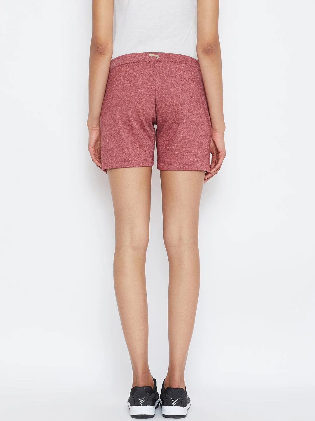 JUMP USA Women Red Solid Shorts
