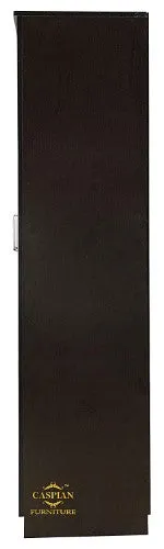 Junglewood Texture 2 Door Wardrobe/Cupboard in Brown with 2 Drawers, 3 Shelves and Hanging Space for Clothes