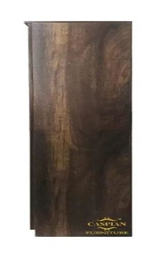 Junglewood Texture 2 Door Wardrobe/Cupboard with 6 Shelves | Wardrobe for Bedroom/Kitchen Organizer/Clothes Cabine