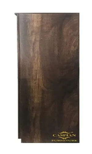 Junglewood Texture 2 Door Wardrobe/Cupboard with 6 Shelves | Wardrobe for Bedroom/Kitchen Organizer/Clothes Cabinet