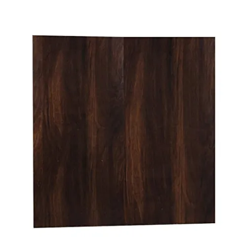 Junglewood Textured 4 Door Wardrobe with Mirror (Black)