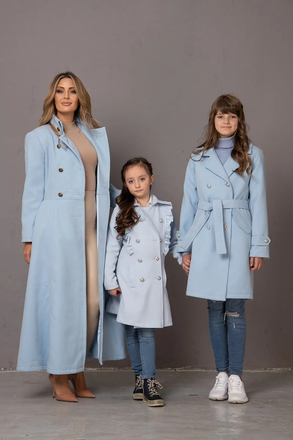 JUNIOR GIRL RUFFLES COAT