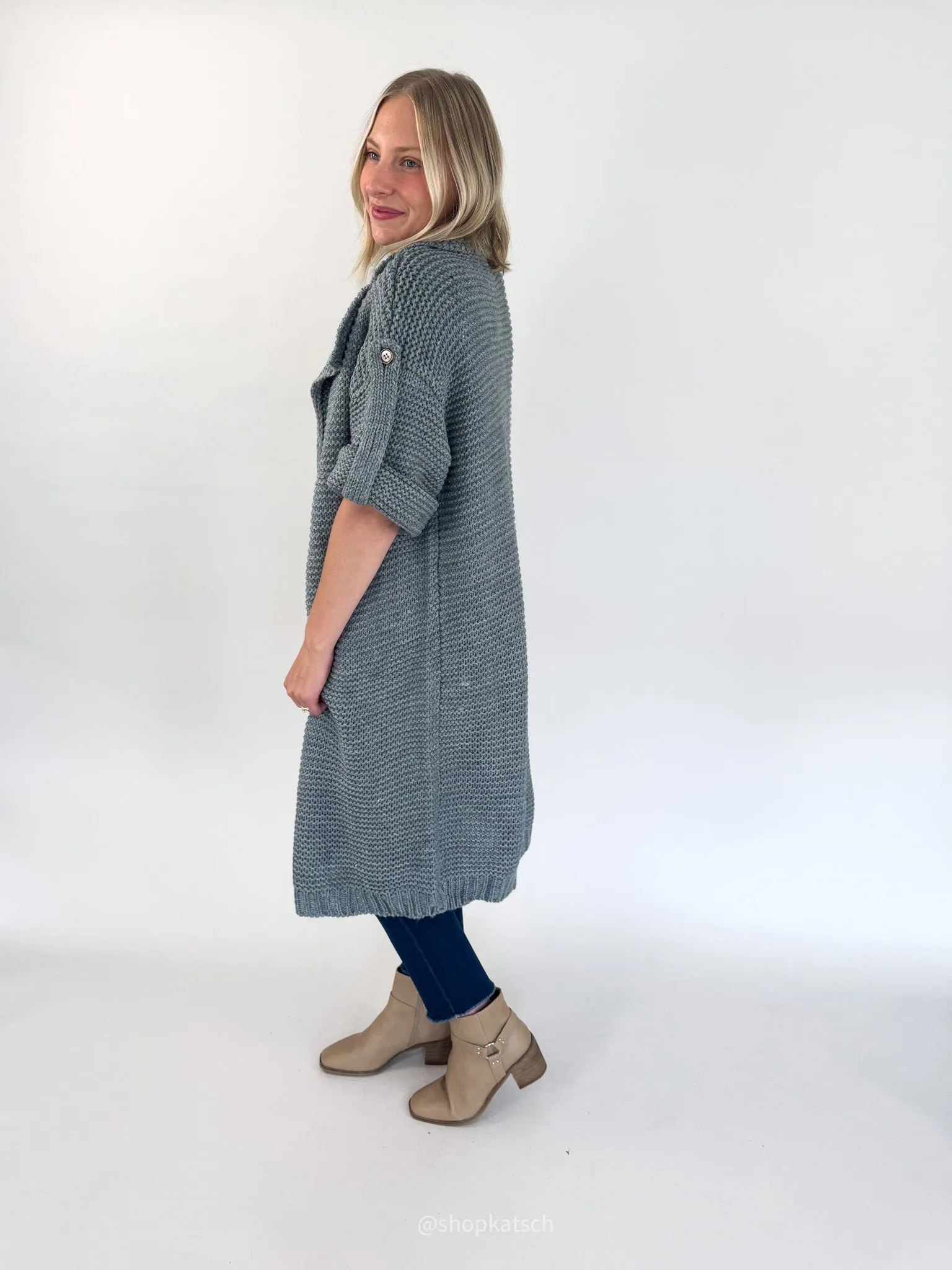 Karissa Charcoal Cardigan O/S