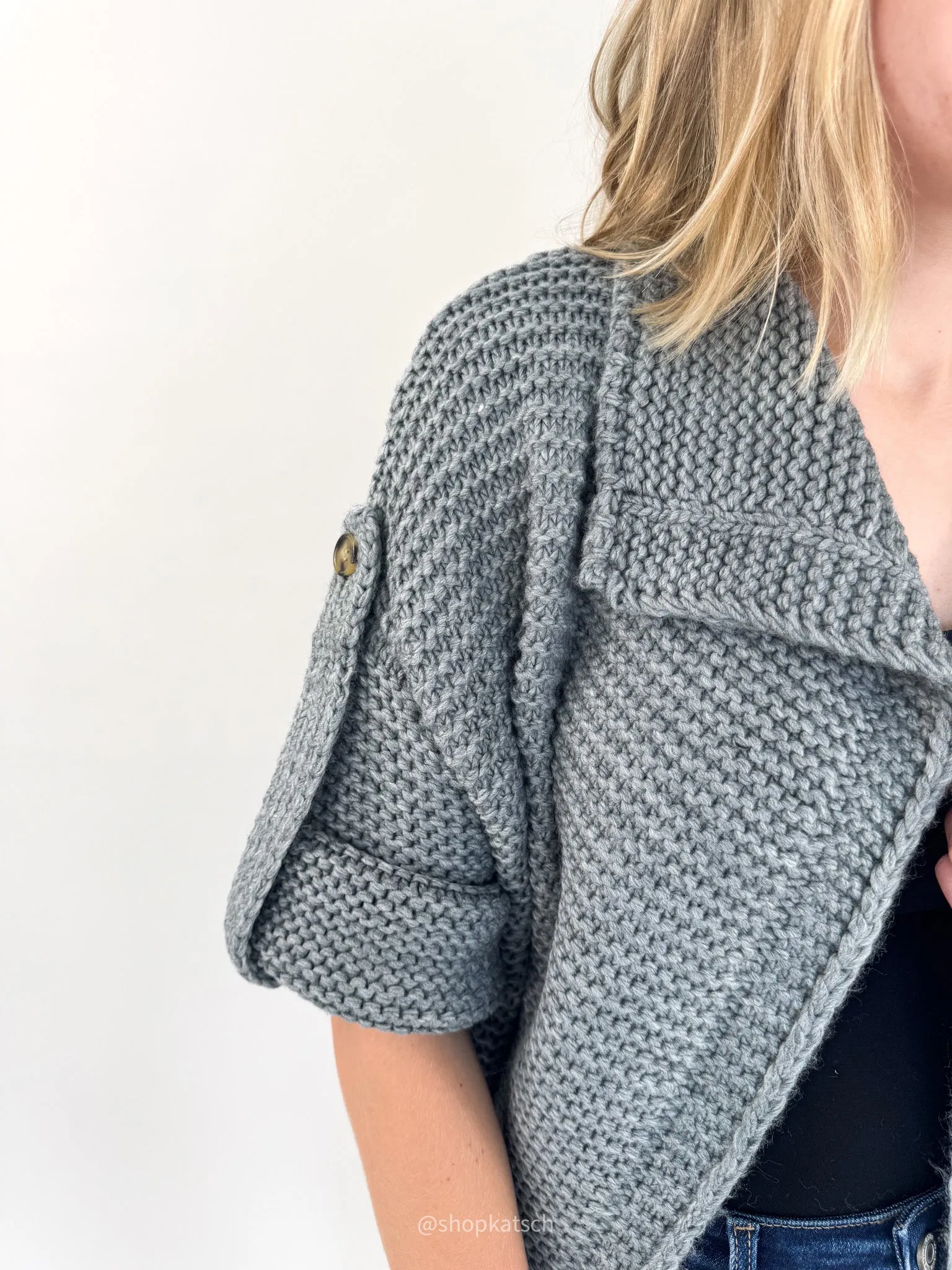 Karissa Charcoal Cardigan O/S