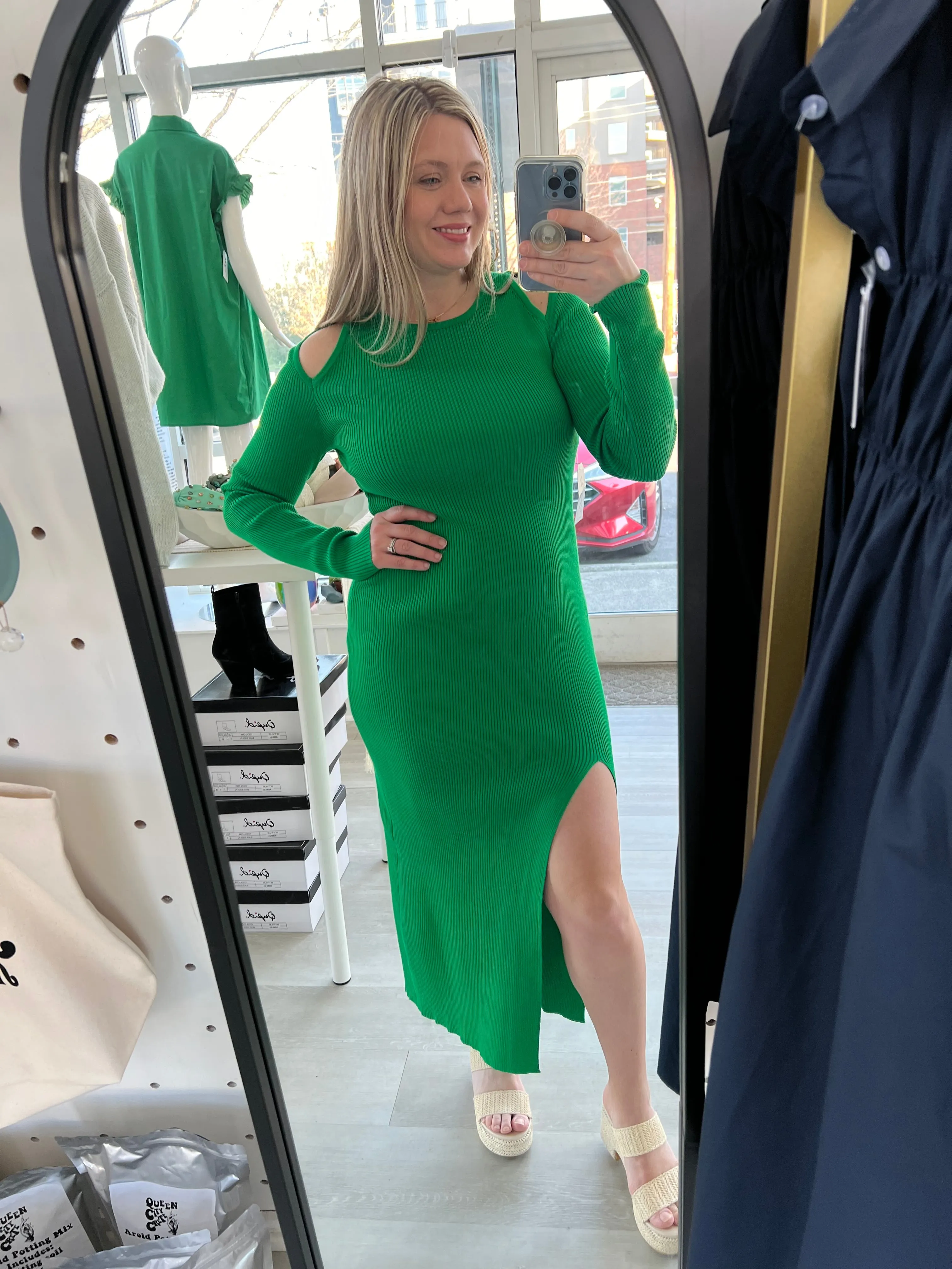 Kelly Green Cut Out