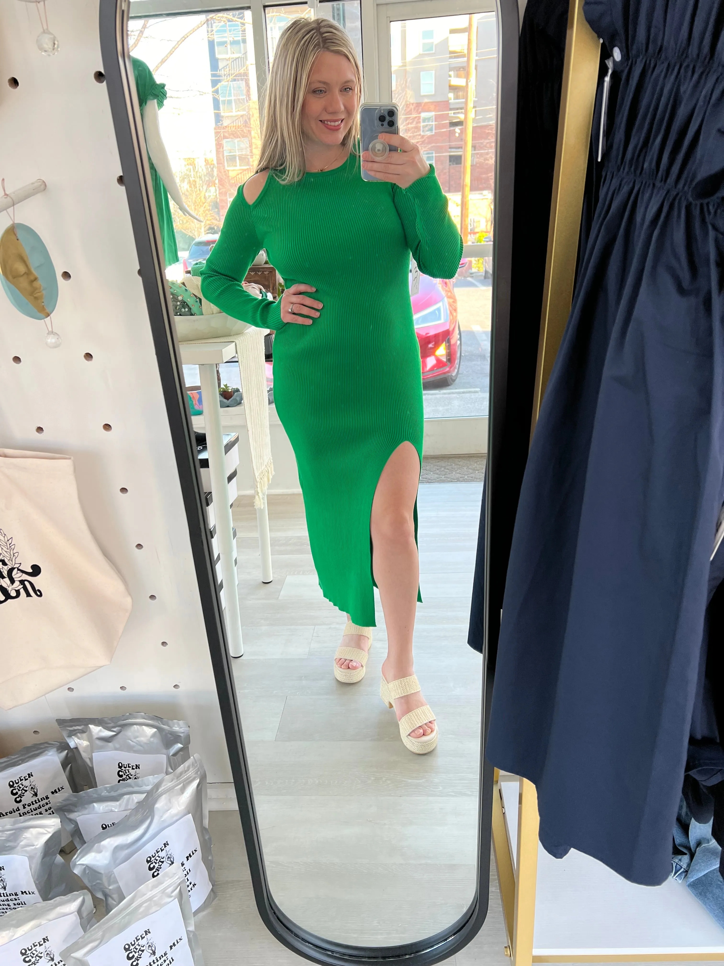 Kelly Green Cut Out