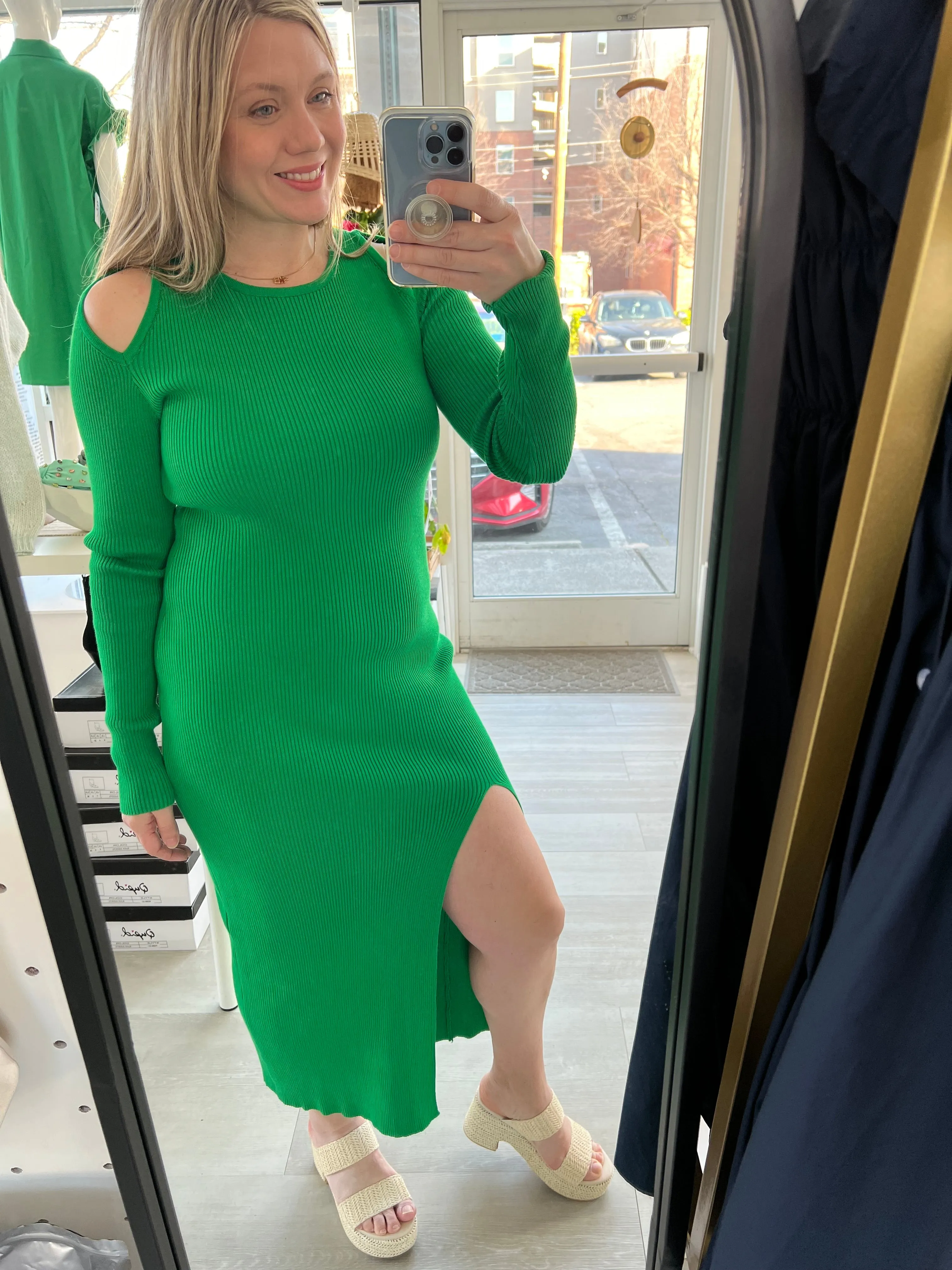 Kelly Green Cut Out