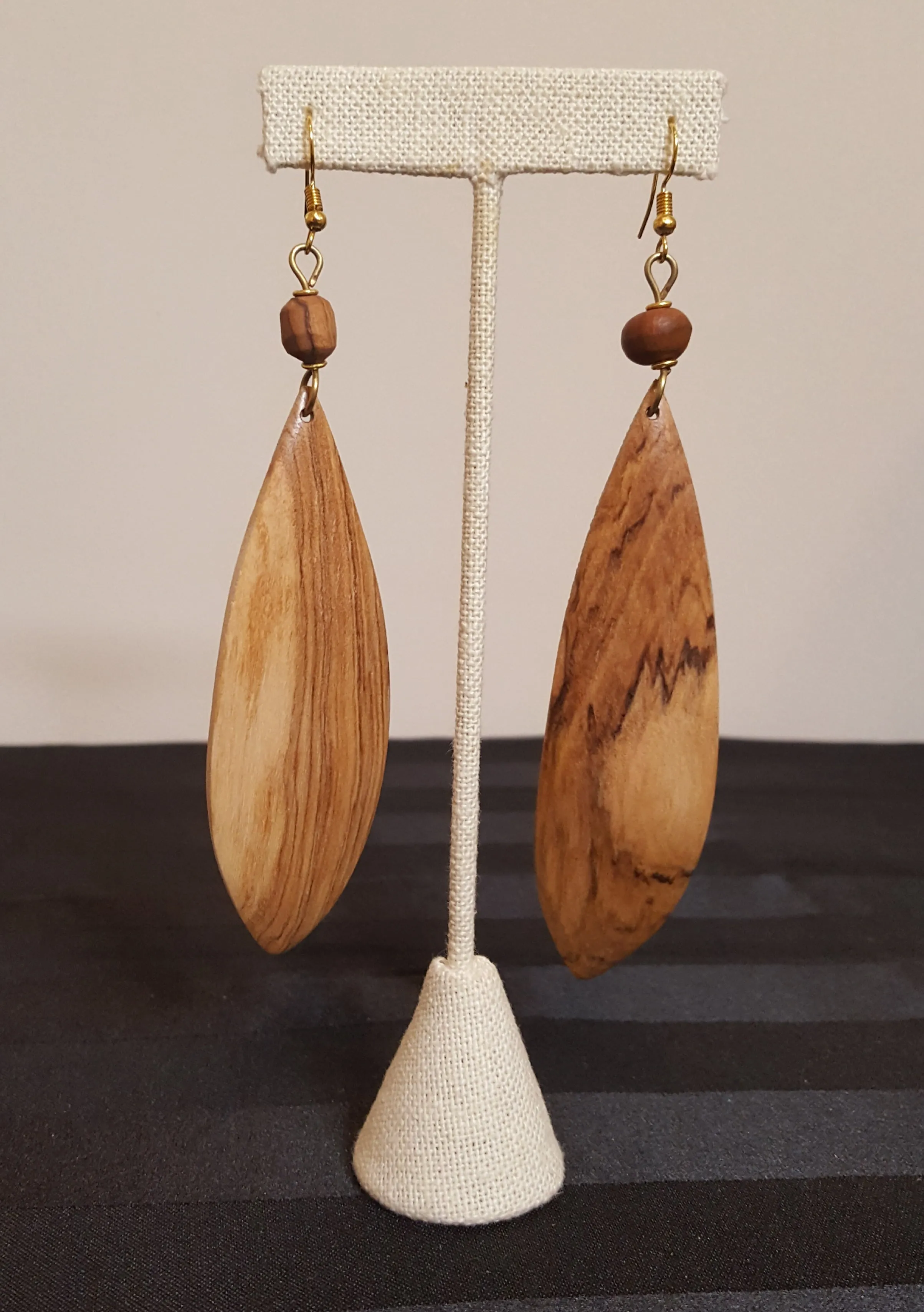 Kenyan African Wood Earrings