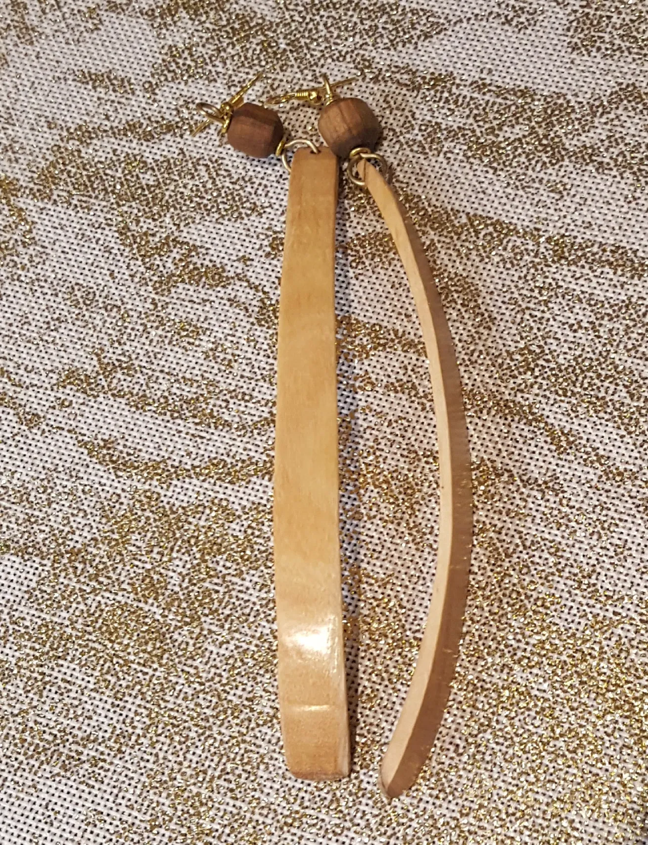 Kenyan African Wood Earrings