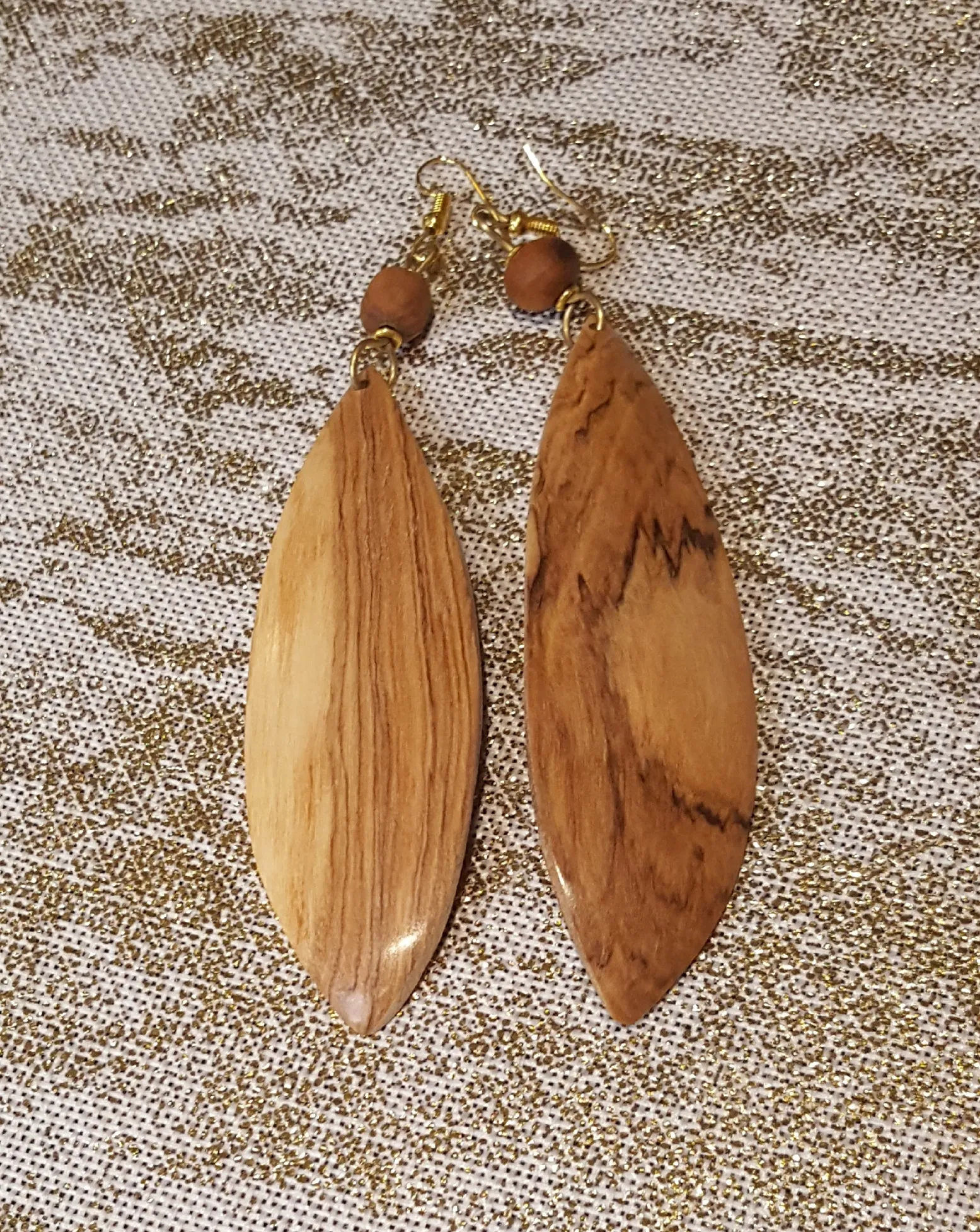 Kenyan African Wood Earrings