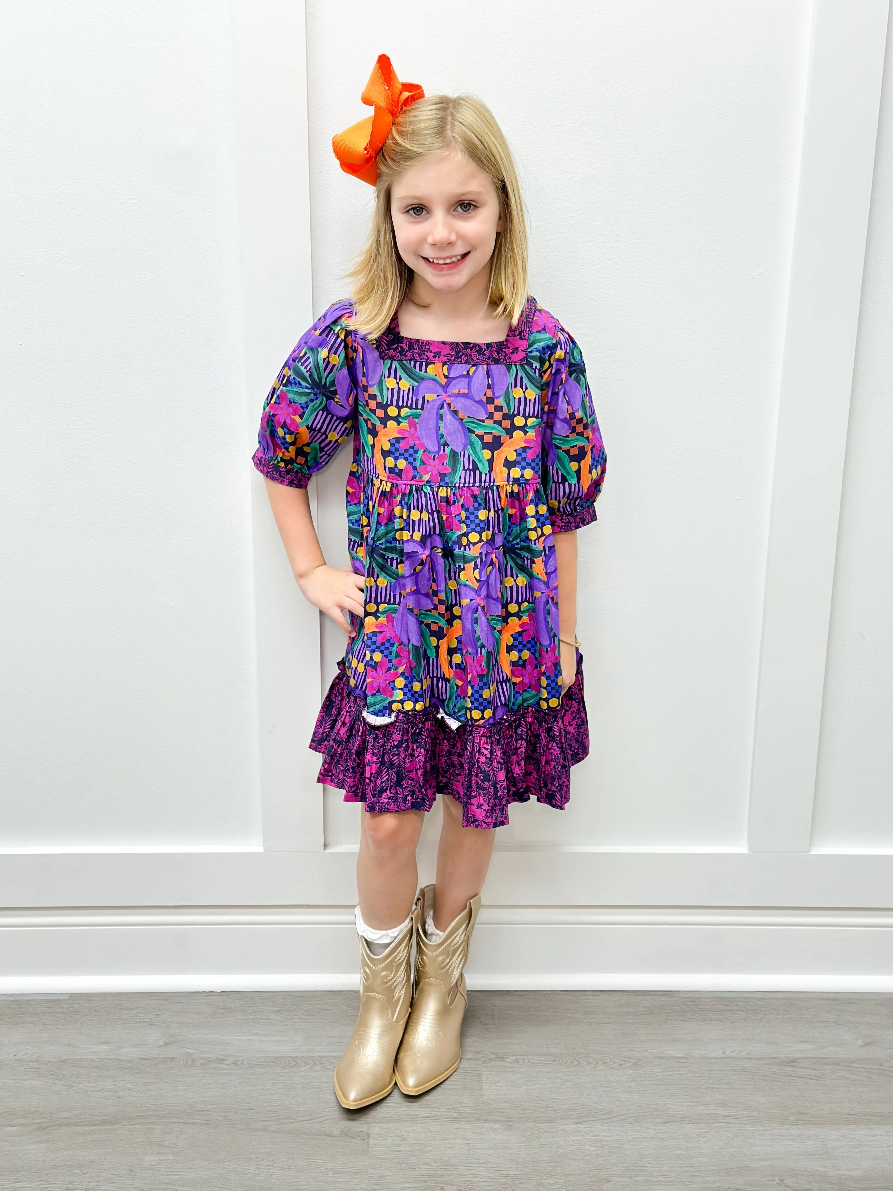 Kenzie Dress - Dahlia Purple