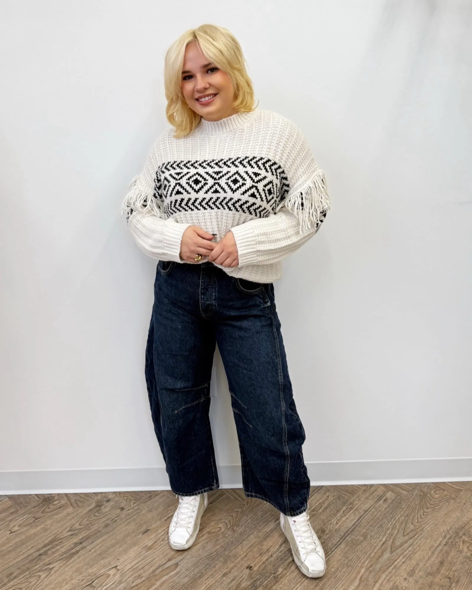 Kenzie Fringe Knit Sweater