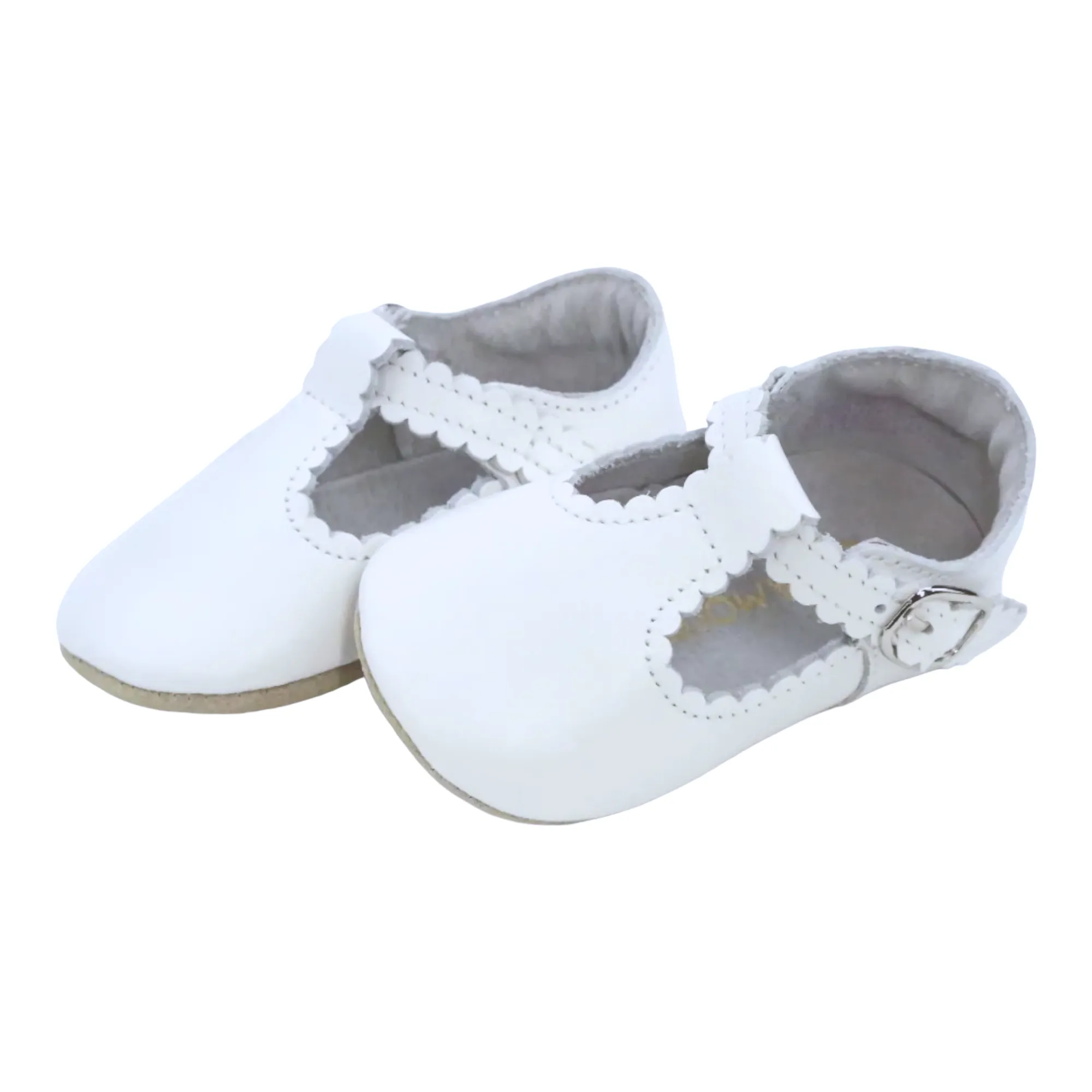 L'Amour Elodie Scalloped T-Strap
