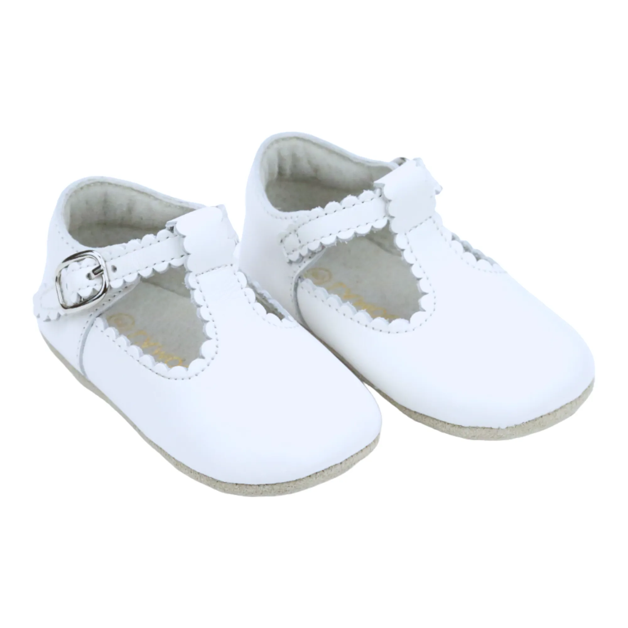 L'Amour Elodie Scalloped T-Strap