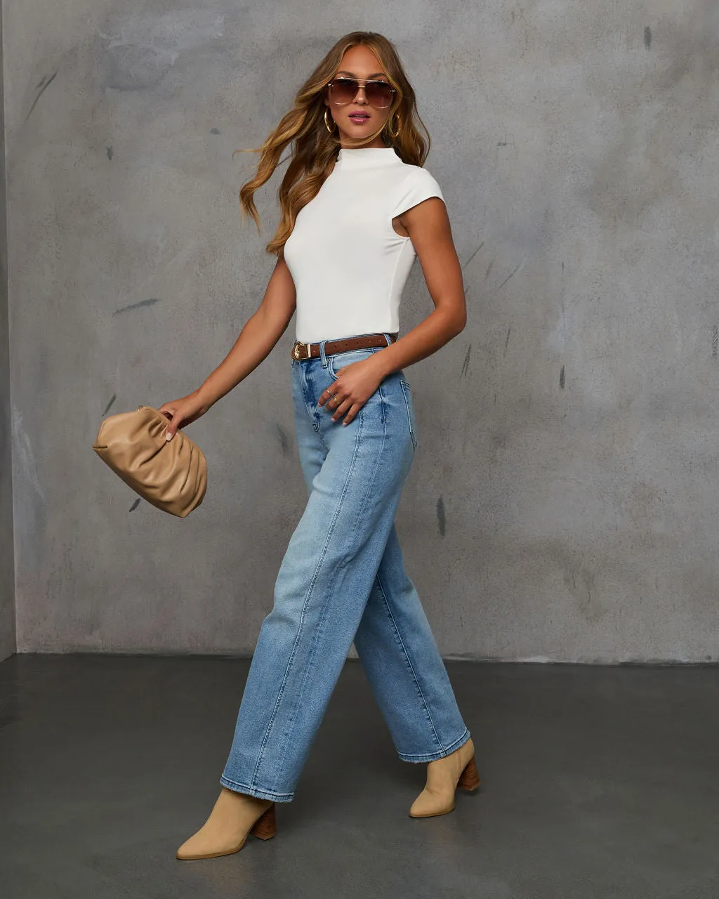 Landen Cap Sleeve Top