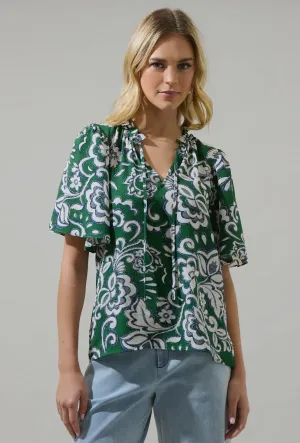 Leila Floral Blouse