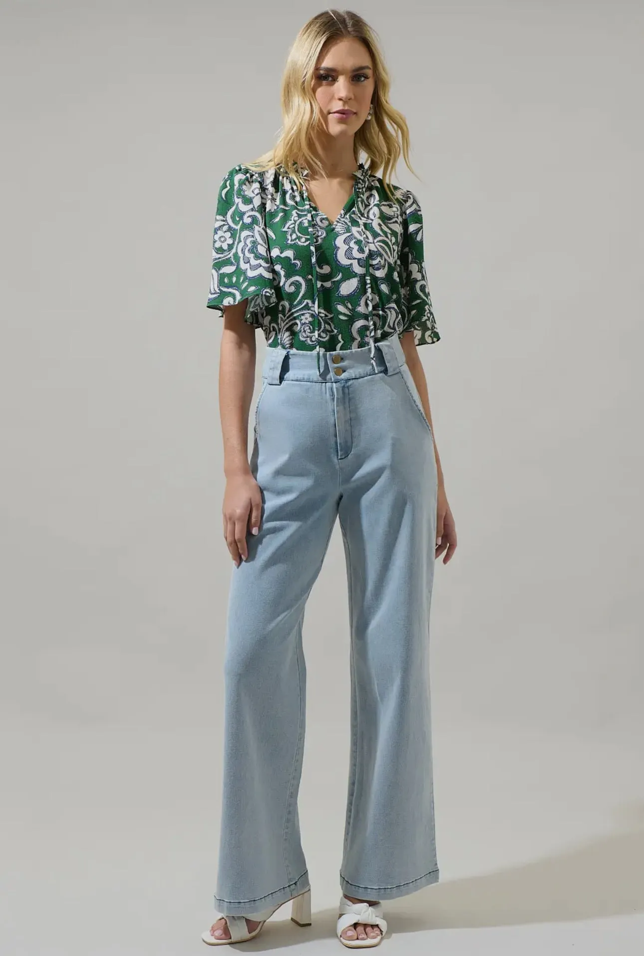 Leila Floral Blouse