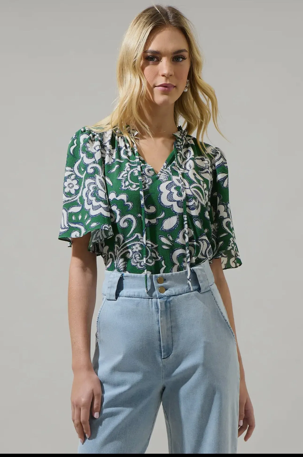 Leila Floral Blouse