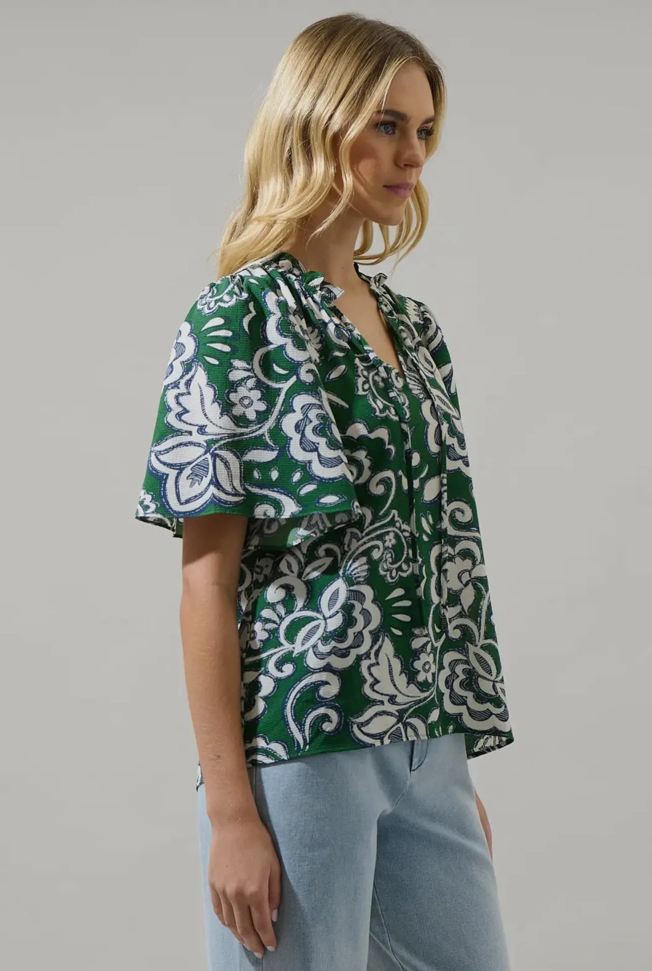 Leila Floral Blouse