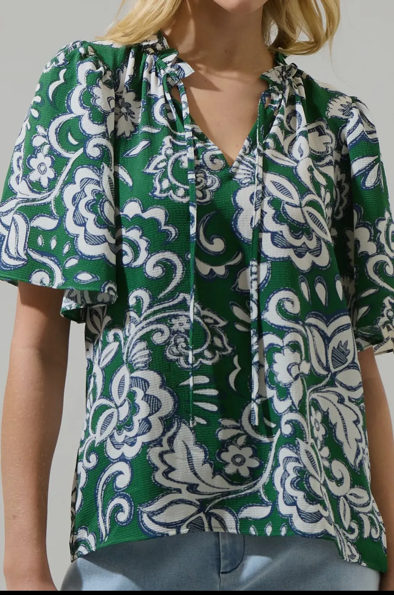 Leila Floral Blouse