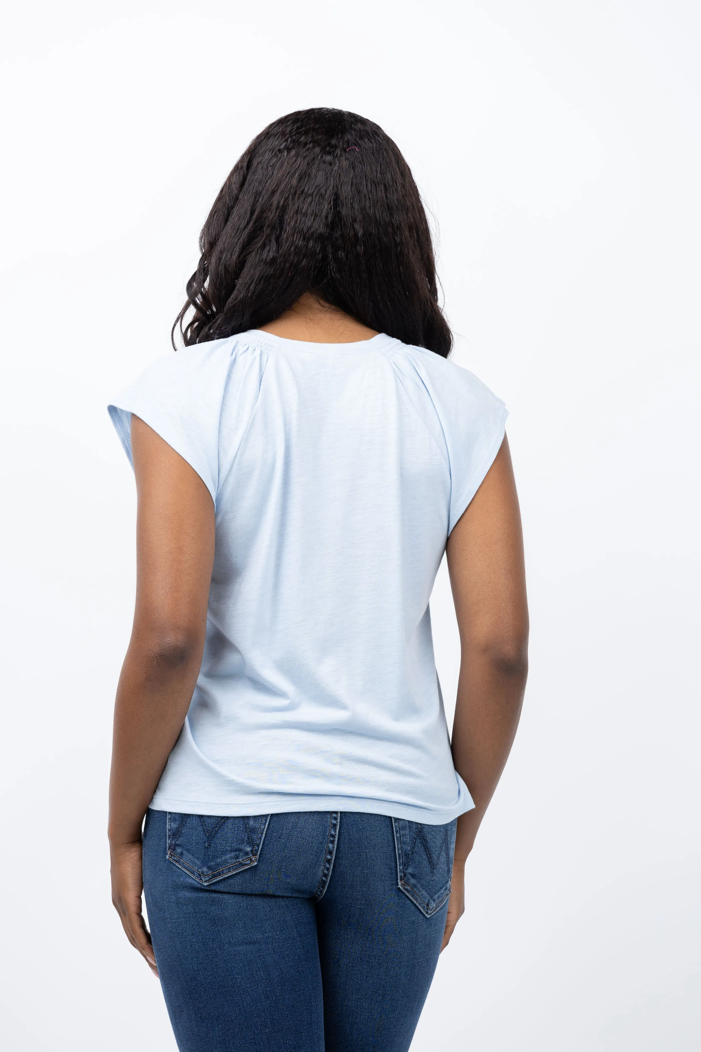 Lilla P V-Neck in Crystal