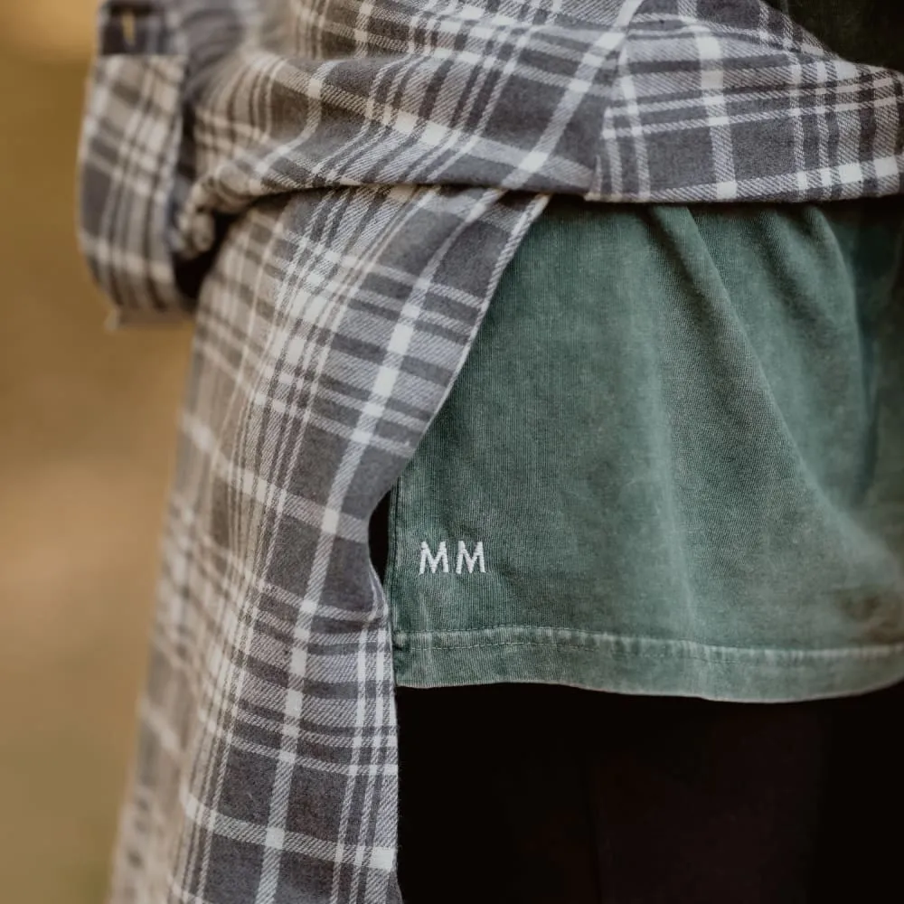 Limited Run Oversized Tee - Pine