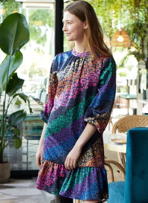 Lina Leopard Dress