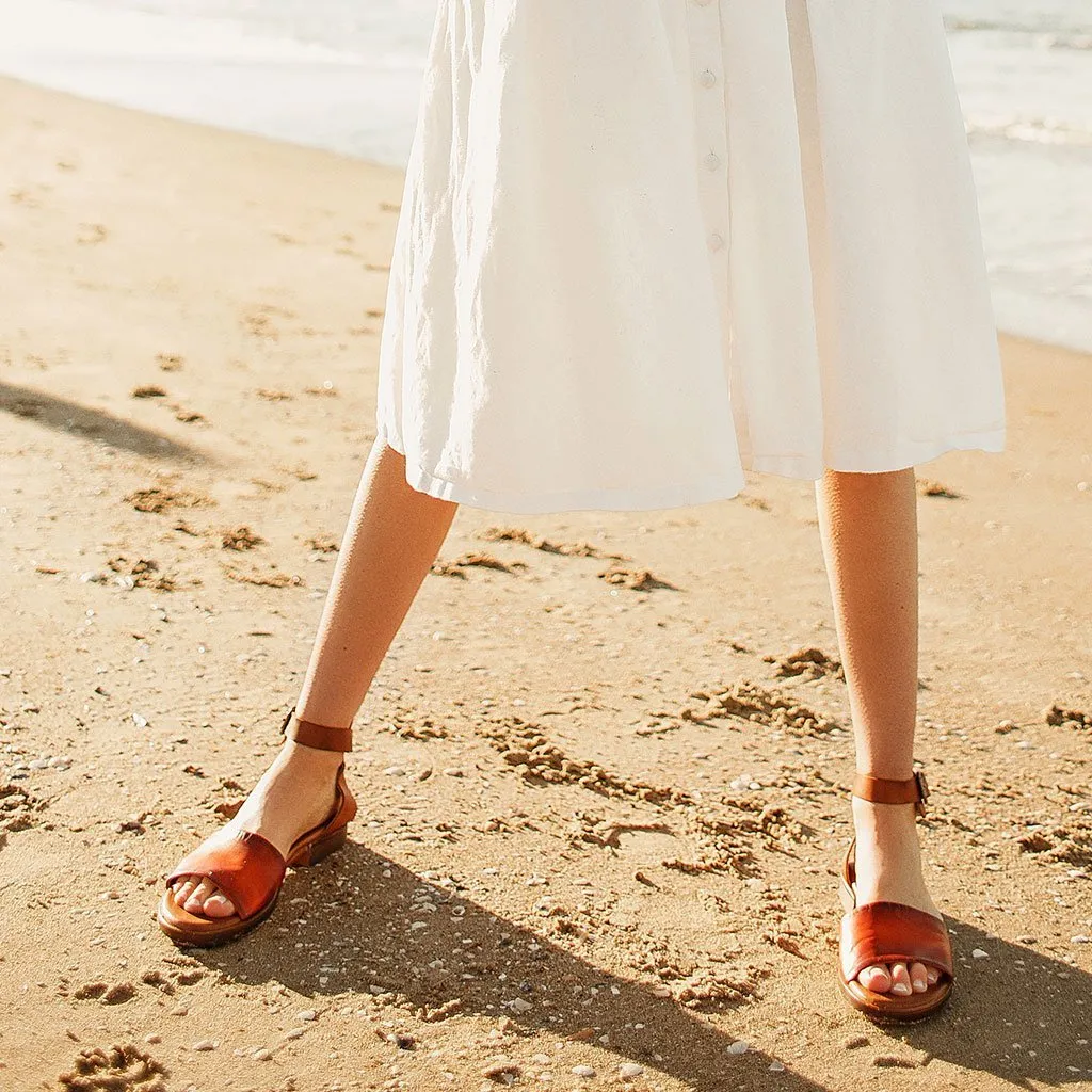 LIST LEATHER ARCHIVE SANDALS