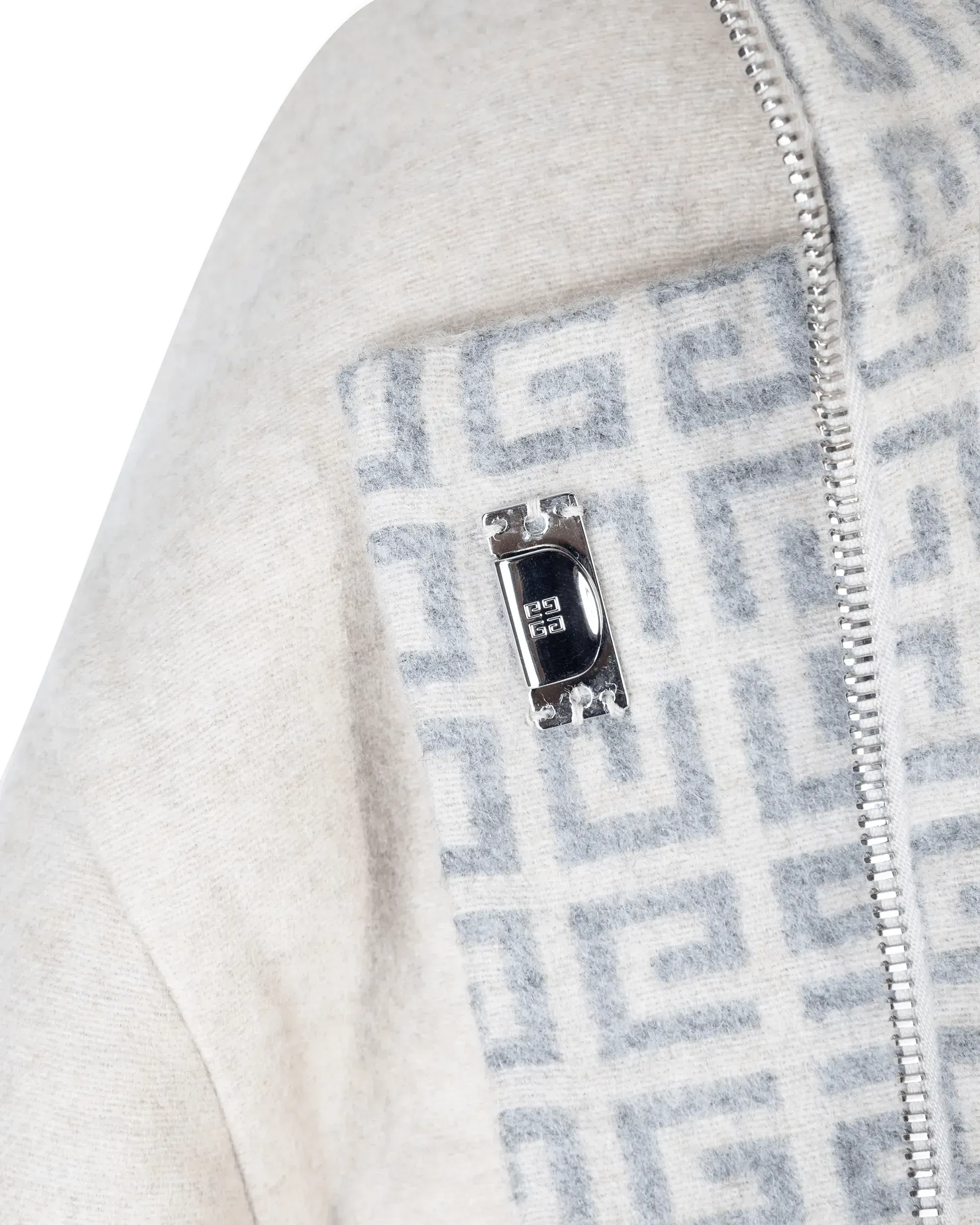 Logo-Lined Cashmere Coat