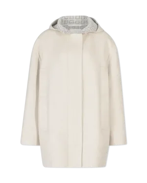 Logo-Lined Cashmere Coat
