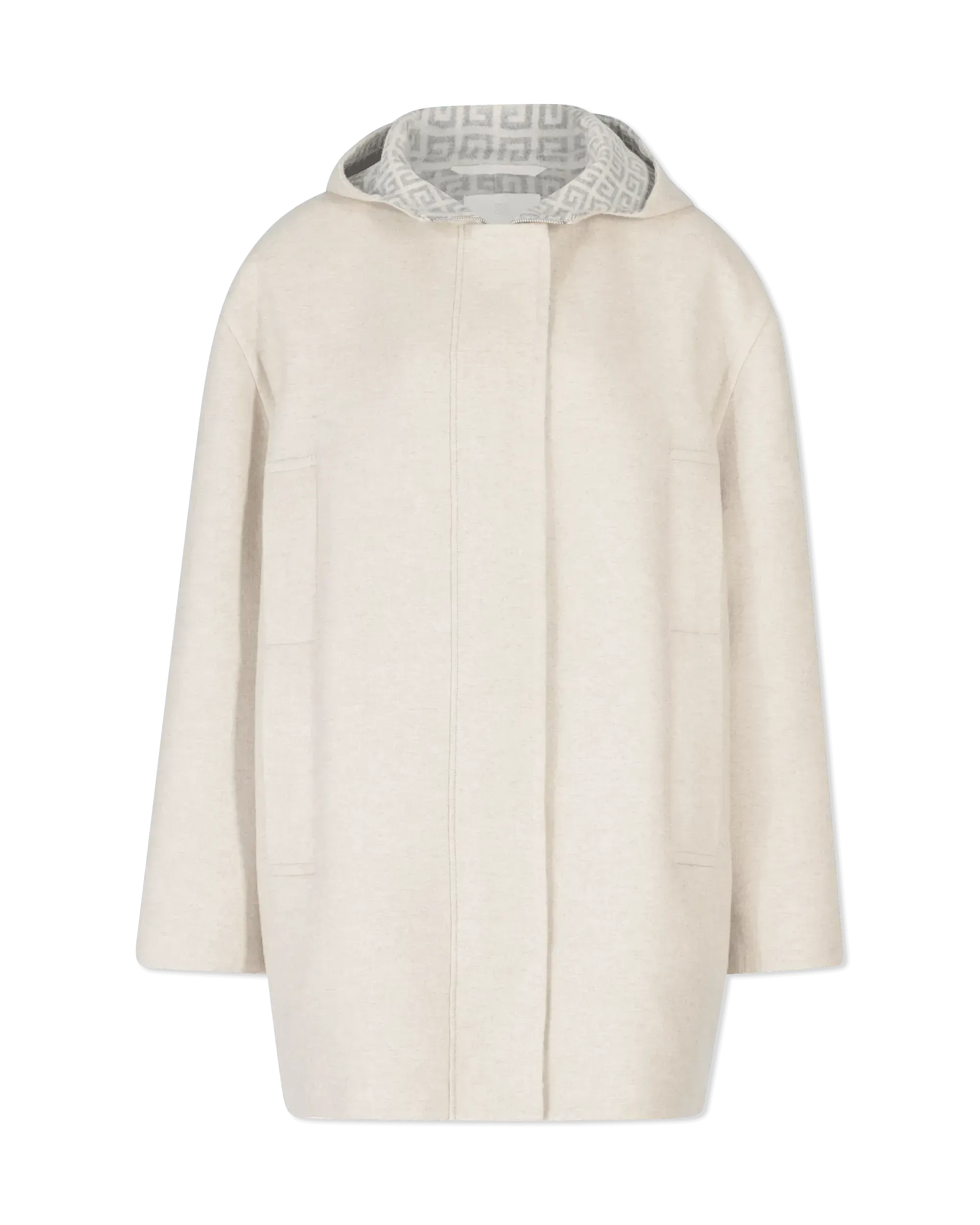 Logo-Lined Cashmere Coat
