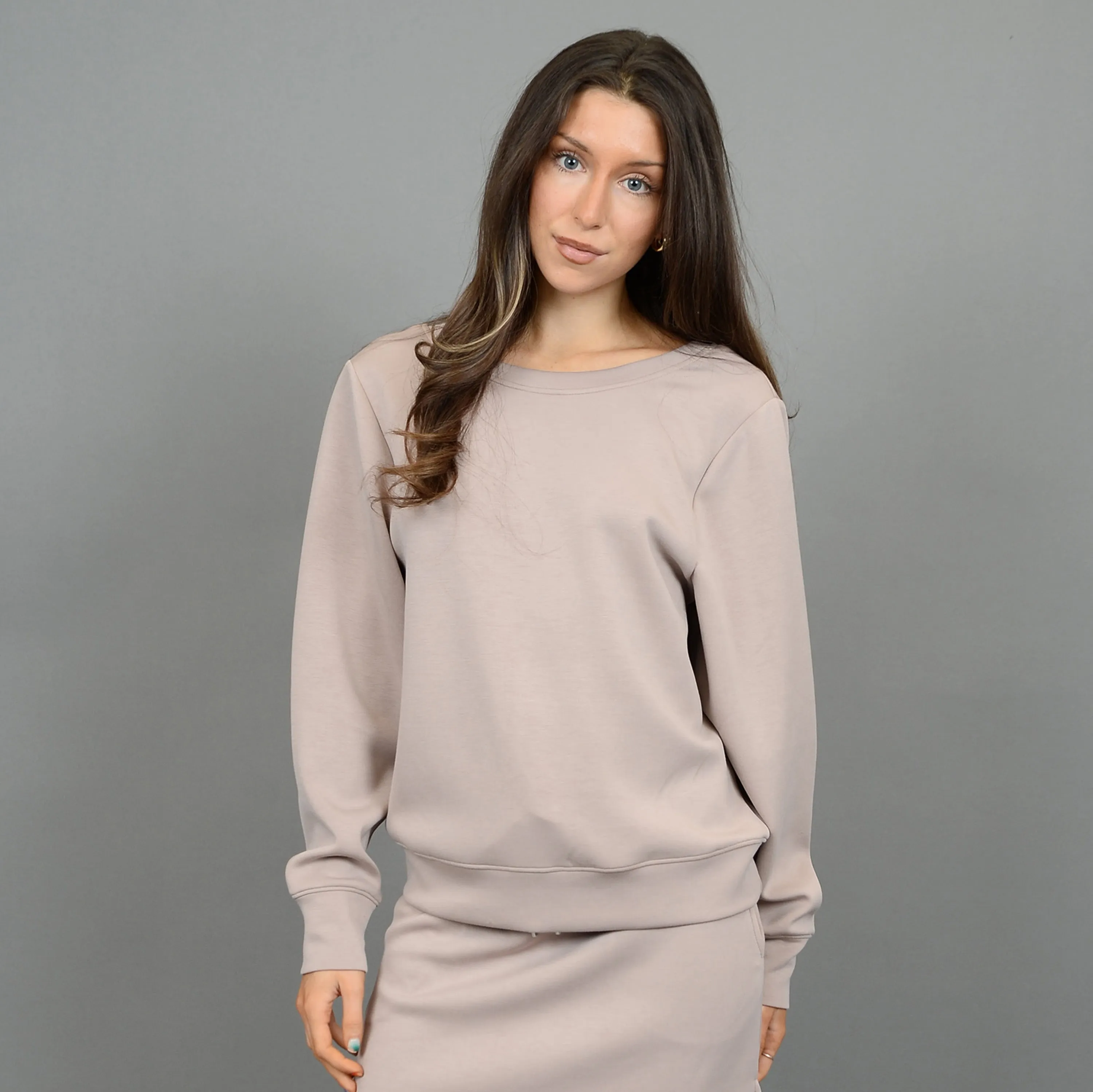 Lola's Room Soft Scuba Scoop Neck Reversible Top